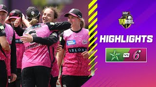 Amelia Kerr Dominates In Sixers Debut  Melbourne Stars v Sydney Sixers Highlights  WBBL10 [upl. by Oates]