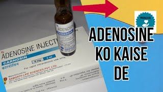 Inj Adenosine  How to administer MEDICO AS❤7 [upl. by Recnal]