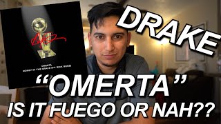 OMERTA  DRAKE FIRST LISTEN REACTION  DIPLOMATIC IMMUNITY VIBESSSS [upl. by Holms]