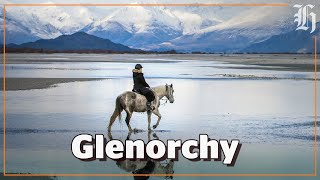 Horse trekking through Paradise  Glenorchy horse riding Queenstown [upl. by Eahsal]