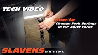 Howto Change Fork Springs in WP Xplor Forks [upl. by Basset]