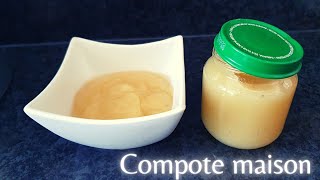 Compote pomme poire faite maison 🍎🍏🍐 recette simple saine et rapide  Famille et bébé dès 4 mois [upl. by Gerdy68]