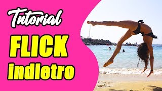 COME IMPARARE IL FLICK INDIETRO  TUTORIAL GINNASTICA ARTISTICA [upl. by Avek986]