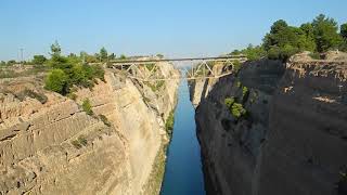 The history of the Corinth Canal Peloponnese Greece [upl. by Magnum]