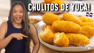 Chulitos de Yuca Dominicano  Arepitas de Yuca con Queso  Fried Yuca Recipes Chef Zee Cooks [upl. by Enilarak]