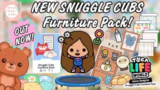 NEW HOME FURNITURE PACK OUT NOW 🧸 SNUGGLE CUBS IS OUT 👶🏼🍼🧸 TOCA LIFE WORLD 🌎 [upl. by Cassy661]