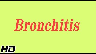 What is Bronchitis Causes Signs and symptoms Diagnosis and treatment [upl. by Namilus]