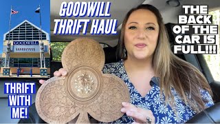 THRIFT WITH ME A VERY GOOD GOODWILL HAUL [upl. by Dnaloy658]