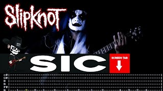 【SLIPKNOT】 Sic  cover by Masuka  LESSON  GUITAR TAB [upl. by Aan]