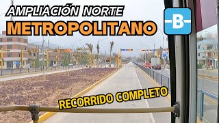 Metropolitano  Ampliación Norte  recorrido desde estación Los Incas  Lima Perú [upl. by Auerbach]