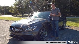 Review 2015 MercedesAMG C63S Sedan  Sports Car in a Suit [upl. by Hook]