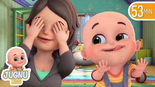 👦Peek a Boo 2 Zigaloo Dance and More Best Kids Songs And Nursery Rhymes Jugnu Kids  Joy Joy [upl. by Suidualc]