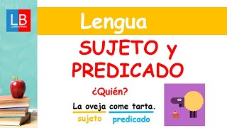 SUJETO y PREDICADO para niños ✔👩‍🏫 PRIMARIA [upl. by Wiles860]