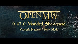 Morrowind Remastered 2021 OpenMW 0470 Graphics Overhaul Distant Land Shadows Parallax Shaders [upl. by Eimareg552]