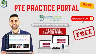 FREE PTE Practice Portal  FREE Scored Mock Test  Instant Results amp Feedback  Language Academy [upl. by Rafiq]