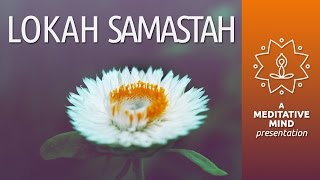 Meditation Mantra for Peace  Lokah Samatah Sukhino Bhavantu  Mantra Chanting Meditation [upl. by Almeida588]