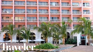 Bermuda’s Very Pink Hamilton Princess Hotel  Condé Nast Traveler [upl. by Deerdre236]