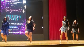 Dance Performance in college freshers  Hindu College  Delhi University [upl. by Brod791]