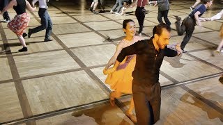 Leonardo Ost and Chloe Hong  Social Lindy Hop [upl. by Ettennyl]