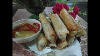 Lumpiang Gulay Recipe  Filipino Vegetable Eggroll  food cooking [upl. by Stillas]