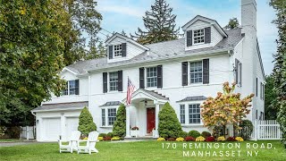 SOLD Beautiful Home In Munsey Park 170 Remington Road Manhasset NY [upl. by Smitt]