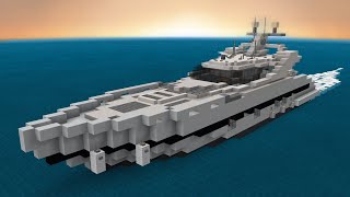 How To Build a Yacht  Minecraft Tutorial [upl. by Hsilgne]