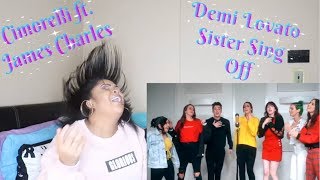 Demi Lovato Medley ftJames Charles quotSister Sing Offquot Reaction NOSTALGIA AT ITS FINEST🤩🔥 [upl. by Jecho]