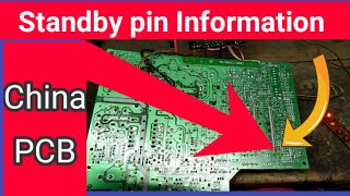 Standby pin important information in China Colour TV pcb [upl. by Yasnyl]