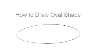 How to Draw Oval Shape Practice Oval Drawing for Mastery [upl. by Elleinnod]