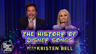 History of Disney Songs with Kristen Bell [upl. by Baptista]