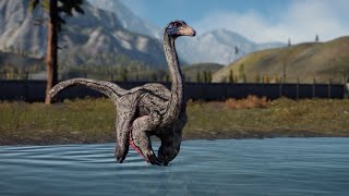 Ornithomimus JWA Port  Jurassic World Evolution 2 Modding [upl. by Asirram]