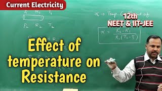 Effect of temperature on Resistance and Resistivity  12th  Physics handwritten notes [upl. by Liban587]