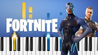 Fortnite  Menu Theme  Piano Tutorial  Piano Cover [upl. by Aicek]