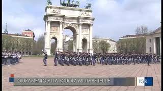 TgR Lombardia Cerimonia di Giuramento Scuola Militare Teulié 23 [upl. by Chita]