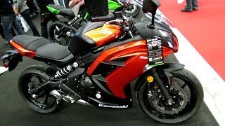 2014 Kawasaki Ninja 650 ABS Walkaround  2014 Montreal Motorcycle Show [upl. by Heddy]