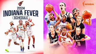 2024 Indiana Fever Schedule  WNBA Games Schedule For 2024 Season 🏆🏆🏆 [upl. by Georgianna]