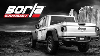 3 Borla Exhausts for 20202024 Jeep Gladiator Exhaust Sound Comparison [upl. by Wing]