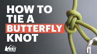 Rock Climbing How to Tie a Butterfly Knot [upl. by Uriia117]