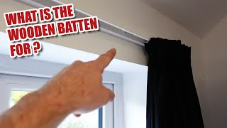 How to fit curtain tracks amp rails Do you need a wooden batten [upl. by Stockmon]