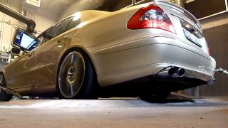 Mercedes E420 CDI 414hp1005nm dyno test Kleemann HQ [upl. by Aonian]