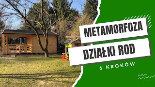 3 Metamorfoza działki ROD  jak zaprojektować i zmienić działkę ROD [upl. by Eilloh363]