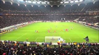 FANS Steaua Bucharest Europa League  National Arena  SteauaChelsea 10 [upl. by Ollecram]