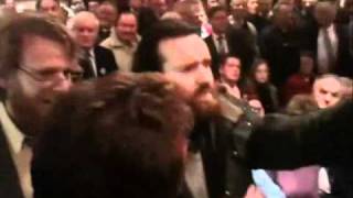 Man gives tirade to Enda Kenny at meeting in Leitrim [upl. by Damahom]