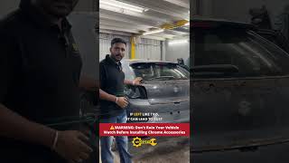 ⚠️Watch this video before installing chrome accessories on your car UNCHROME THE MISTAKES  MotoFyx [upl. by Borchert291]