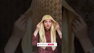 Here’s a perfectly draped Satin Hijab tutorial for formal events🤩 [upl. by Nylasej]