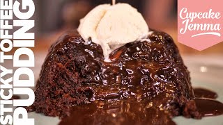 Steamed Sticky Toffee Pudding Recipe amp Tutorial  Cupcake Jemma [upl. by Eillod29]