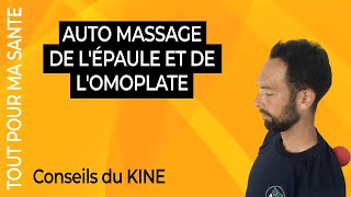 Auto massage de lépaule et lomoplate pour se soulager [upl. by Krucik]