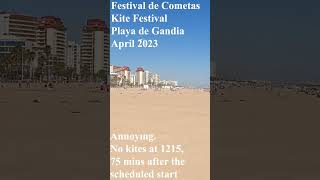 Festival de Cometas Kite Festival Playa de Gandia 08 April 2023 [upl. by Rees718]