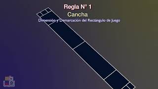 Regla Numero 1 del Tejo Cancha Dimensión y demarcación del rectángulo de Juego [upl. by Gnuoy]