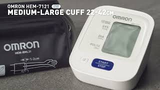 OMRON HEM7120 and HEM 7121 BASIC BLOOD PRESSURE MONITOR  Smart Wellness [upl. by Manno]